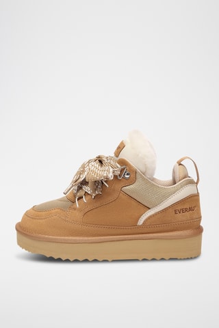 Sapatilhas de nobuck Marbled - Camel