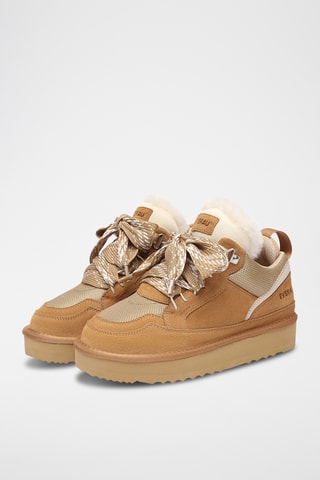 Sapatilhas de nobuck Marbled - Camel
