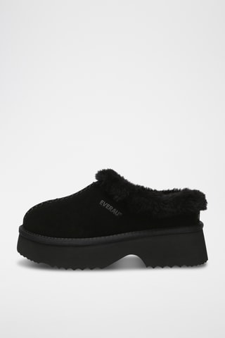 Socas forradas em nobuck Savanna - Preto