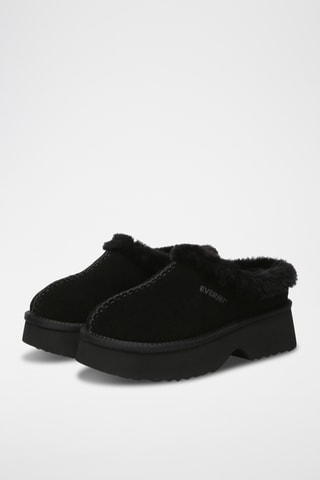Socas forradas em nobuck Savanna - Preto