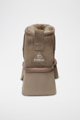 Botins forrados em nobuck Nicobar - Castanho