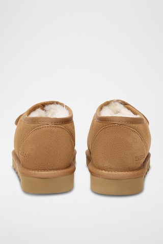 Slip-on forrados de nobuck Mossy - Camel