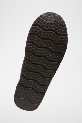 Socas forradas em nobuck Lark - Chocolate