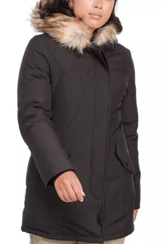Parka à capuche Laura - Noir