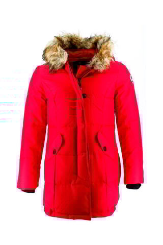 Parka à capuche Rihana Rouge