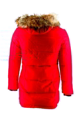 Parka à capuche Rihana Rouge