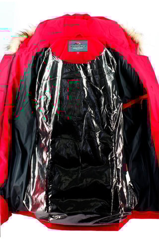 Parka à capuche Rihana Rouge