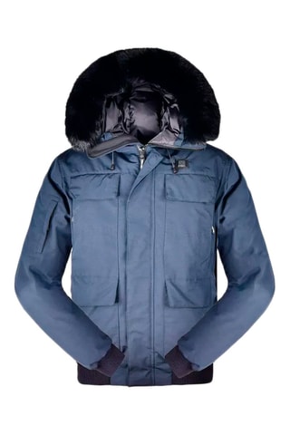 Manteau à capuche Magma - Bleu marine