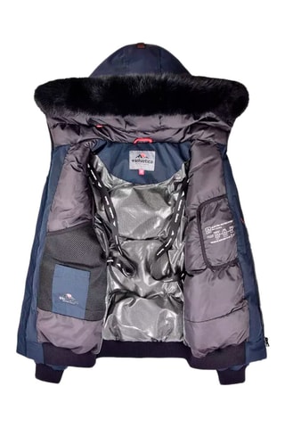 Manteau à capuche Magma - Bleu marine