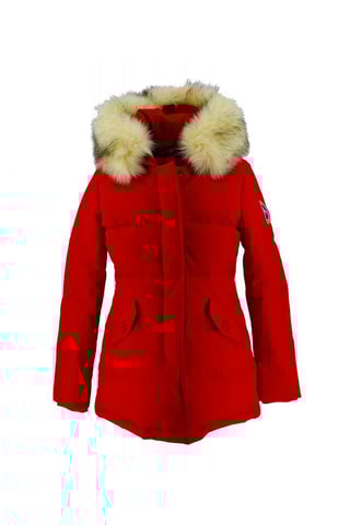 Parka à capuche - Rouge