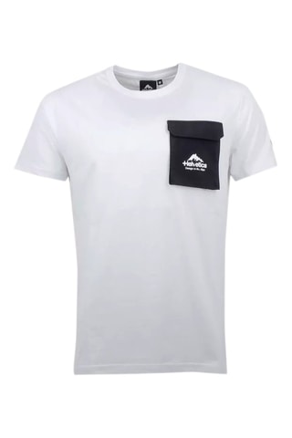 T-shirt Brown - Blanc