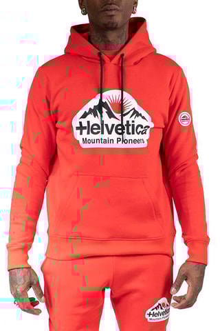 Sweat à capuche Dieppe Rouge et blanc