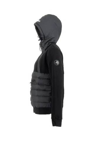 Sweat à capuche Melton - Noir