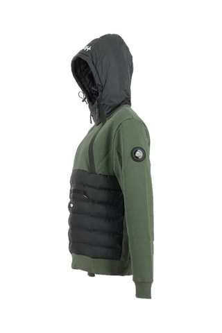 Sweat à capuche Melton - Kaki