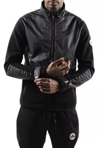 Veste bi-matière Aspen - Noir