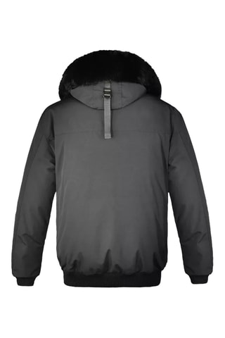 Manteau à capuche Magma - Noir