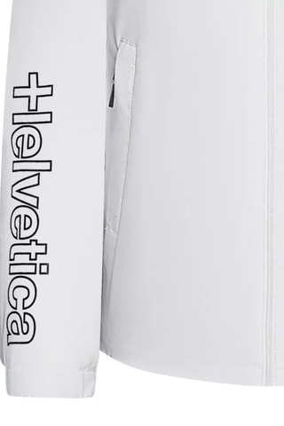 Coupe-vent à capuche Sim - Blanc