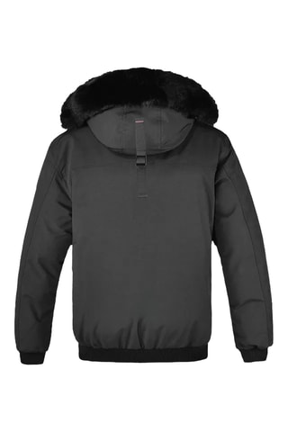 Manteau à capuche Raptor - Noir