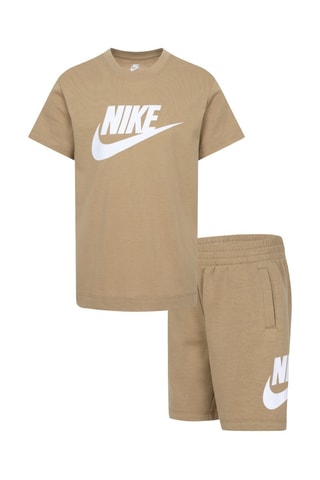 T-shirt et short - Beige