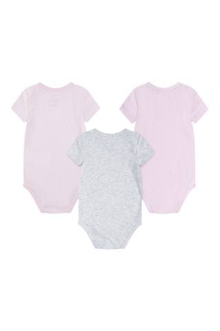 3 bodys - Rose et gris