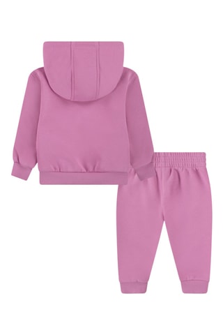 Sweat à capuche et pantalon polaires - Rose
