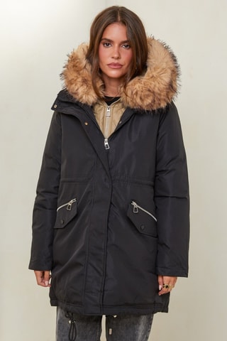 Parka met Capuchon - Zwart