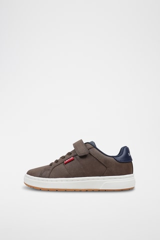 Sneakers Piper Jr - Donkerbruin en Marineblauw