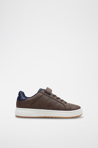 Sneakers Piper Jr - Donkerbruin en Marineblauw