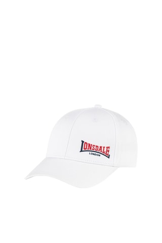 Casquette Lonsdale - Blanc et rouge