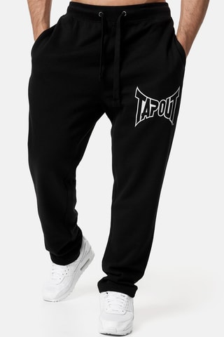 Joggingbroek Lifestyle Basic Jogger Zwart en Wit - Tapout