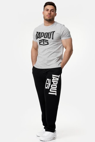 Joggingbroek Active Basic Jogger Zwart en Wit - Tapout