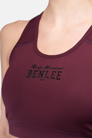 Brassière de sport Kembley - Bordeaux et noir - Benlee