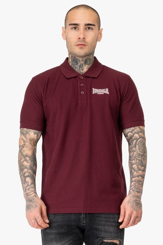 Polo regular fit Lingholme - Bordeaux - Lonsdale