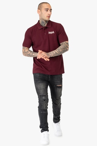 Polo regular fit Lingholme - Bordeaux - Lonsdale