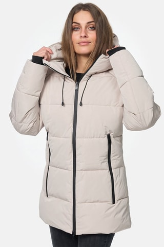 Doudoune à capuche Sally Lonsdale - Beige