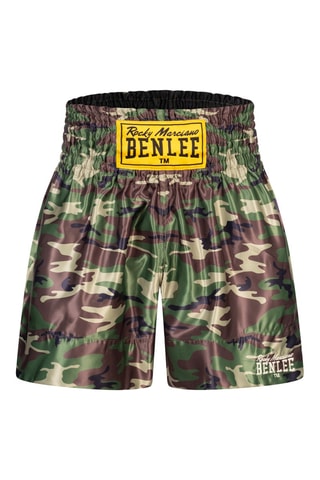 Short de boxe Uni Thai - Vert et marron - Benlee