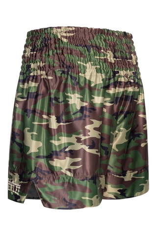Short de boxe Uni Thai - Vert et marron - Benlee