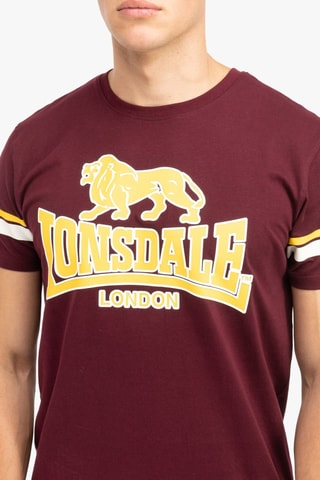 T-shirt regular Methley - Bordeauxrood
