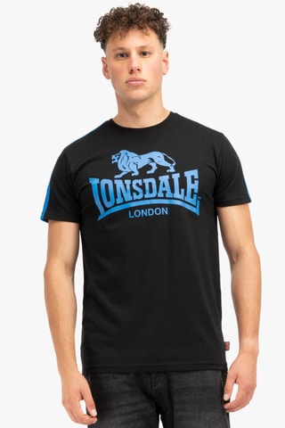 T-shirt regular Henconner - Zwart