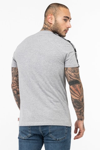 t-shirt Vementry  Lonsdale -  Gris clair et noir