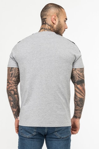 t-shirt Brindister  Lonsdale -  Gris clair et noir
