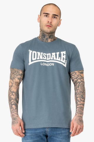 3 t-shirts Hinstock - Noir, bleu et vert - Lonsdale