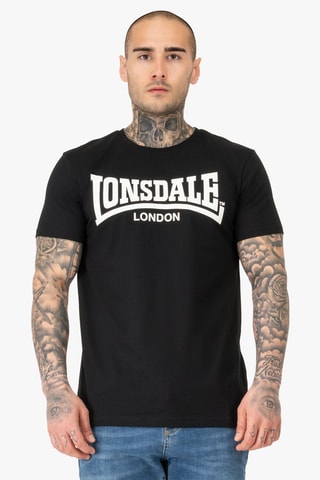 3 t-shirts Hinstock - Noir, bleu et vert - Lonsdale