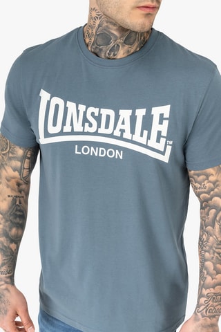 3 t-shirts Hinstock - Noir, bleu et vert - Lonsdale