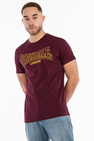 3 t-shirts Beanley Lonsdale - Bordeaux, noir et bleu