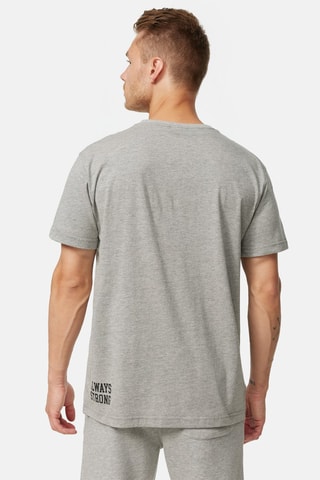 T-shirt Donley Grijs en Zwart - Benlee