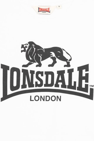 t-shirt Gutch Lonsdale - Blanc