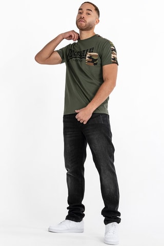 T-shirt Huxter - Kaki