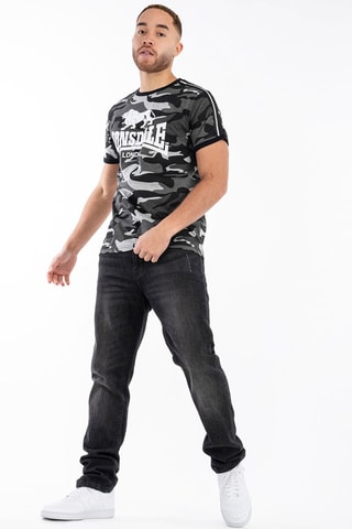 T-shirt Cregneash - Zwart en Grijs