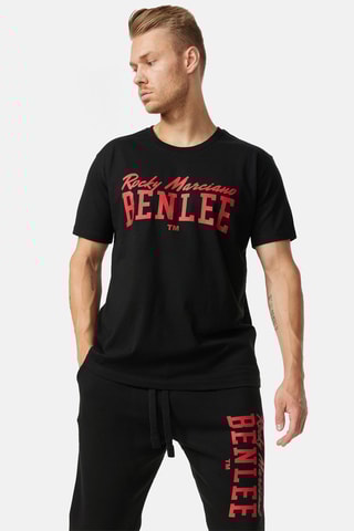T-shirt Donley - Noir et rouge - Benlee
